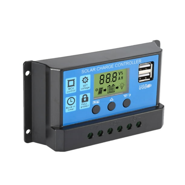 Backlight LCD Display TourKing 30A Solar Charge Controller Solar Panel Charge Controller 12V 24V Dual USB Charge Regulator PWM Auto Paremeter Intelligent Backlight LCD Display TourKing 30A Solar Charge Controller Solar Panel Charge Controller 12V 24V Dual USB Charge Regulator PWM Auto Paremeter Intelligent